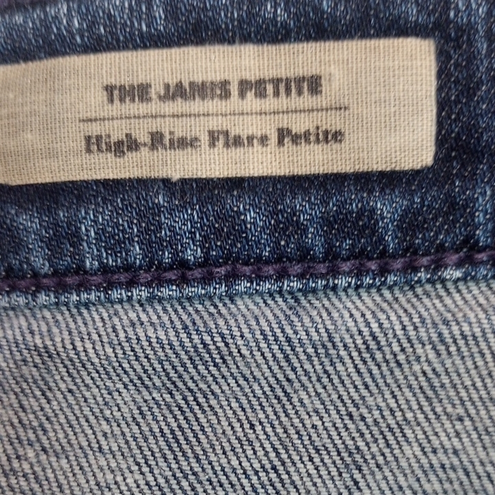South Gate Dark Blue Flare Jeans for Women - Picture 6 of 10